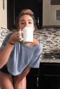 Sommer Ray Loves Her Morning Coffee