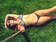 Babe in the grass
