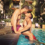 Kissing In the Pool
