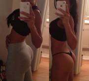 With and Without Yoga Pants!(Mirrorshot)
