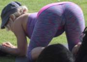 Yoga at the park