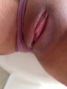 Beautiful shaved japanese pussy close up