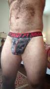 Showing off in a new jock