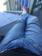 Chilling out on my porch