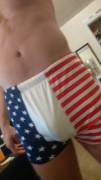 I ordered American Flag running shorts. Amazon sent me these. They don't fit too well.