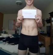 First albu(m)! 19 years old. I'll post another pic or pictures with whatever the top comment is next time I post.