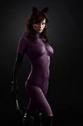 Catwoman Body Paint (via r/NSFWCostumes)