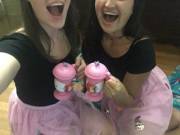 My bestie and I recently discovered we are both littles! We had a fun little day of Disney on Ice, finding matching skirts, and having a twinning tea party!