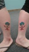 I got a Dr.Seuss tattoo with my sister! 