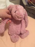 My new stuffie, she's so pink!!