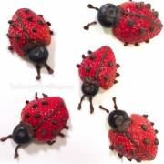 Little snacks: Strawberry ladybugs 