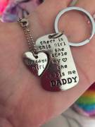 I never showed you guys one of the SUPER cute things I got for daddy for our anniversary last month!! ☺️☺️☺️ I thought it was soooo fitting and so cute hehe I love it!!! and daddy carries his keychain everywhere with him now ☺️