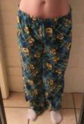 Super nervous to post this but look at my fuzzy minion PJs! :)