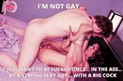 I'm not gay...