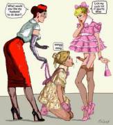 Which sissy are you? Right or left?