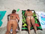 sunbathers
