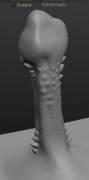 This is the insertable I wanted to design and submit—a Dragon Bone.