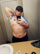 First time I've shared a shirtless pic of me with the internet...be gentle lol Have lost 75 lbs over the past year, still have a little ways to go.