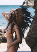 Exotic Indian Feather Headdress
