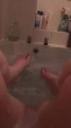 Do you like my bath time feet ? x ;)