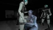Edi and Liara - threesome [Mass Effect] (CrazySkySFM)