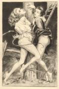 The Whipping Post - illustration by Herric aka Chéri Hérouard (c. 1932)