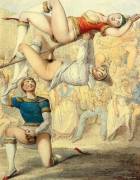 "The Acrobats" illustrated by Georg Emanuel Opitz (c. 1805)
