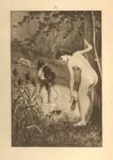 "Le Déjeuner Sur L'Herbe" from "Fanny Hill" illustrated by Édouard-Henri Avril (1907)