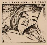 A Vintage Close-Up (s)ex libris Bookplate by Mark F. Severin