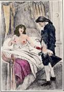 "Fanny Enfoldens William" illustration from "Fanny Hill" by John Cleland (1907)