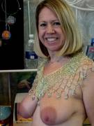 More graphic pics of Mary Clare - proprietor of nudist resort