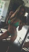 Green Bikini Snapchat
