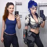Widowmaker before and after