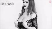 Lucy pinder in Black and White