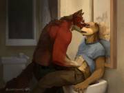 Echo bathroom scene [strange-fox]