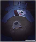 Bear bed time [artdecade]