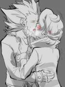 I love sloppy Lysandamore kisses [Pokemon]