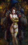 Beauty And The Beast by J Scott Campbell, Leo Vitalis &amp; intheswamp