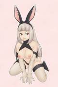 Magnolia Arch in her Bonsoir Bunny outfit (Rapps) [Bravely Default]