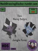Made another crudely drawn little Dota comic: Two Horny Satyrs in Jungle Fever! (Vengeful Spirit, Enchantress) (Comic)