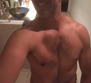 My chest hair almost makes a heart. [40/M]