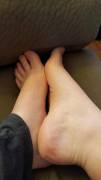 Dusty feet