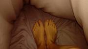 Feet under the sheets