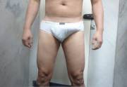 It's not a new pic, but I find this white underwear so comfortable, I decided to share this pic again!