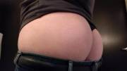 My chubby butt in a thong.