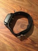 Locking leather shock collar ;)