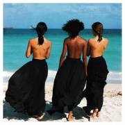 Three Girls on a Beach