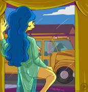 Marge's Morning Exhibition (Mister D) [The Simpsons] (x-post from r/rule34)