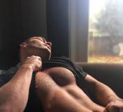 Colton Haynes gives us all a Christmas gift and shows off his hard nipples