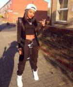 Chav rapper Lady Leshurr looking sexy on the block